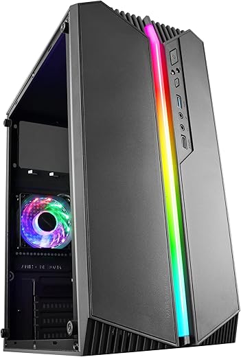 MARS GAMING MC-S1 Negro Caja PC Compacta Gaming