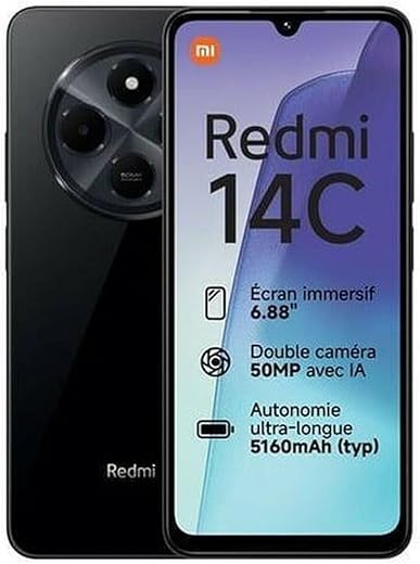 Xiaomi Redmi 14C - Smartphone de 8+256GB
