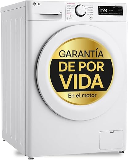 LG F4WR5009A3W - Lavadora Inteligente, 9kg