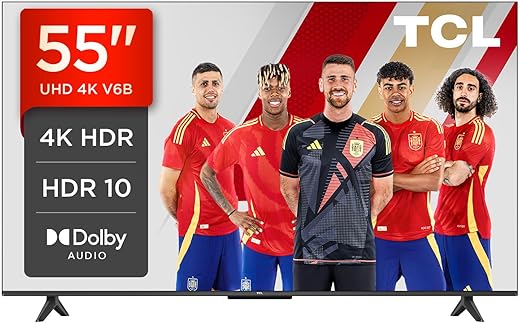 TCL 55V6B 55" 4K Ultra HD, HDR TV, Smart TV