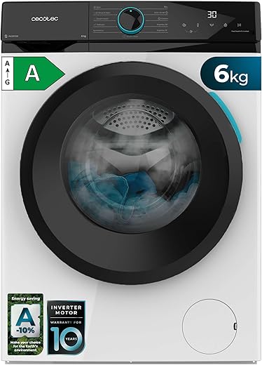 Cecotec Lavadora 6Kg Carga Frontal Bolero DressCode 6160