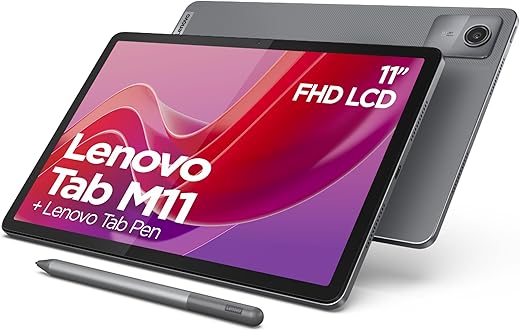 Lenovo Tablet Tab M11, Pantalla táctil de 11 Pulgadas
