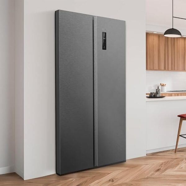 Cecotec Bolero CoolMarket SBS 430 Dark E – Frigorífico Americano Side by Side de 430 L con Tecnología Total No Frost - Imagen 4