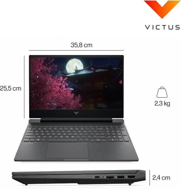 HP Victus 15-fa2003ns – Portátil Gaming con i7 y RTX 3050 para Rendimiento Total - Imagen 6