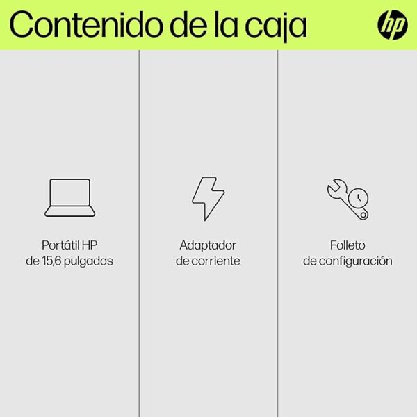HP 15-fd0188ns – Portátil de 15,6” FHD con Intel Core i5 y 16 GB RAM - Imagen 2