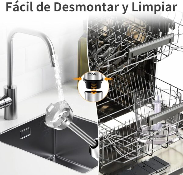 Batidora de Mano 5 en 1 de Acero Inoxidable – Potencia, Versatilidad y Comodidad en tu Cocina - Imagen 3