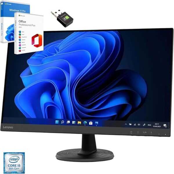 Lenovo All-in-One 27” con Intel Core i5 – Ordenador de Sobremesa Profesional con SSD de 1 TB