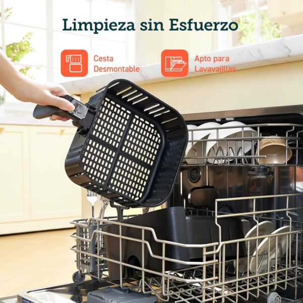 COSORI Freidora de Aire 5,5 L – Cocina Saludable, Rápida y con Máxima Comodidad - Imagen 6